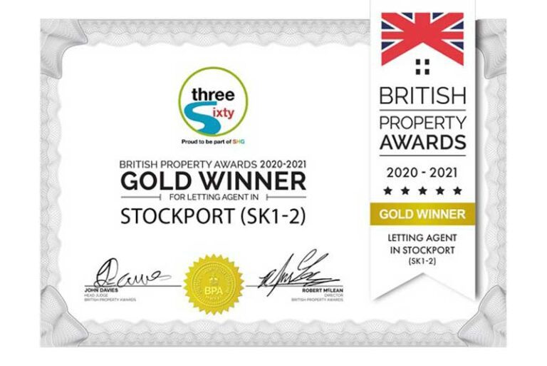 Three Sixty Living win Best Estate Agent in Stockport